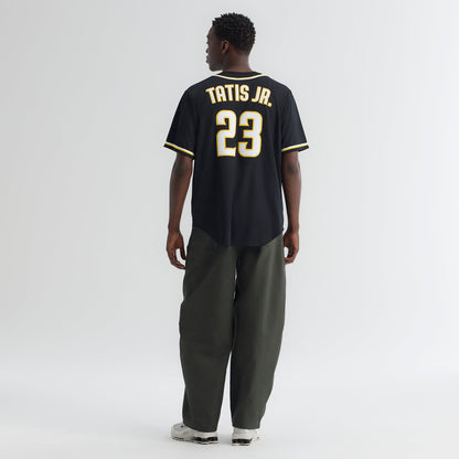 San Diego Padres Fernando Tatis Jr. Nike Fashion Replica Black Out Jersey