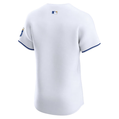 Kansas City Royals Nike White Home Elite Jersey