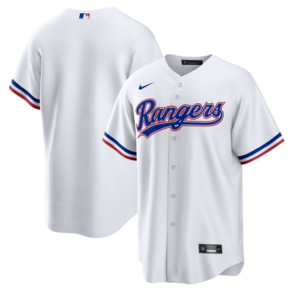 Texas Rangers Nike White Home Big & Tall Replica Jersey