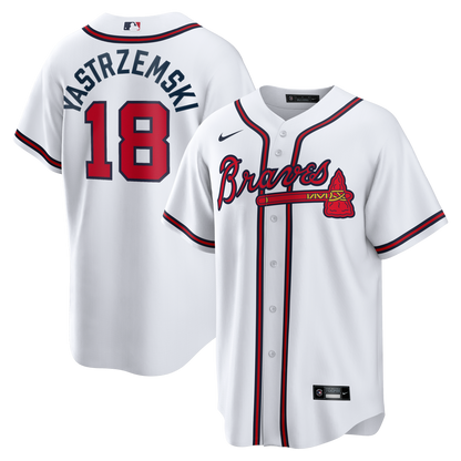 Atlanta Braves Mike Yastrzemski Nike White Replica Jersey