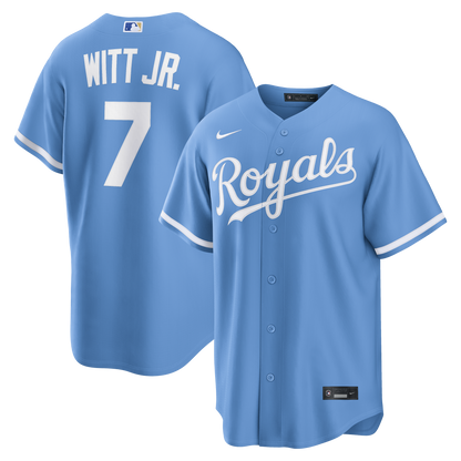 Kansas City Royals Bobby Witt Jr. Nike Royal Alternate Replica Jersey