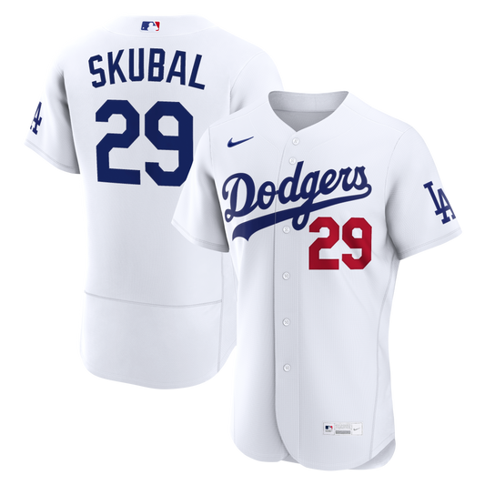 Los Angeles Dodgers Tarik Skubal Nike White Home Authentic Jersey