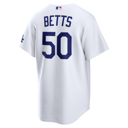 Los Angeles Dodgers Mookie Betts Nike Gray Stadium Jersey