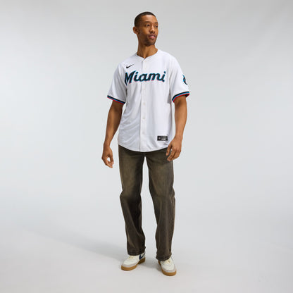 Miami Marlins Nike White Home Limited Jersey
