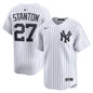 New York Yankees Giancarlo Stanton Nike Gray Road Limited Jersey