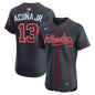 Atlanta Braves Ronald Acuña Jr. Nike White Home Elite Player Jersey