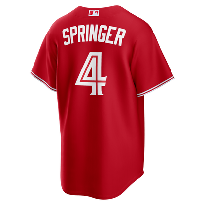 Toronto Blue Jays George Springer Nike Red Canada Day Replica Jersey