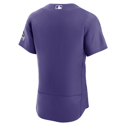 Colorado Rockies Nike Purple Alternate Authentic Jersey