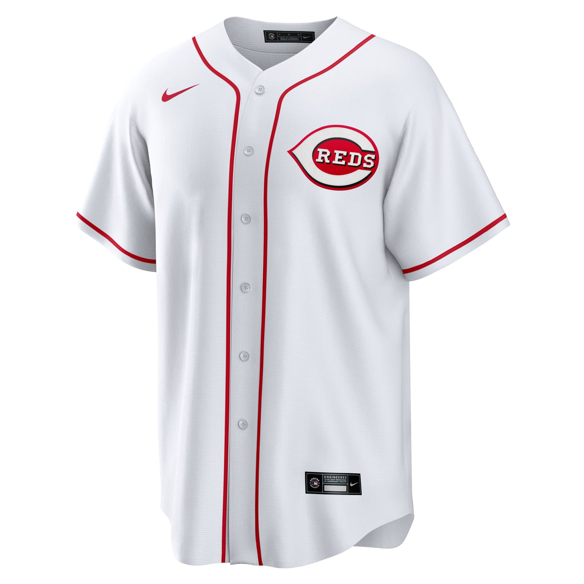 Cincinnati Reds TJ Friedl Nike White Home Replica Jersey