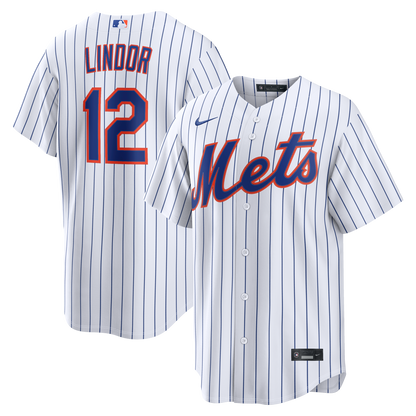 New York Mets Francisco Lindor Nike Black Alternate Replica Jersey
