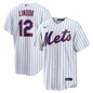 New York Mets Francisco Lindor Nike Black Alternate Replica Jersey
