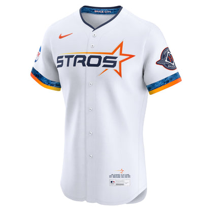 Houston Astros Nike White 2025 City Connect Elite Jersey