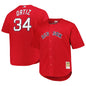Boston Red Sox David Ortiz Mitchell & Ness Red Big & Tall Cooperstown Mesh Batting Practice Jersey