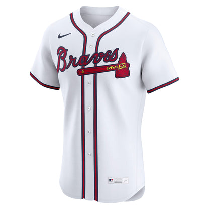 Atlanta Braves Nike White Home Elite Jersey