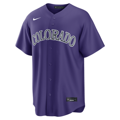 Colorado Rockies Kris Bryant Nike Purple Alternate Replica Jersey