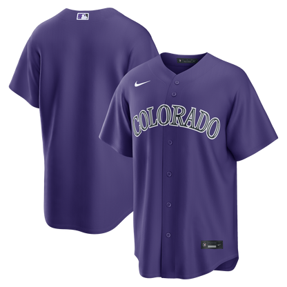 Colorado Rockies Nike Purple Alternate Replica Jersey
