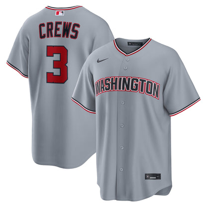 Washington Nationals Dylan Crews Nike Navy Alternate Replica Jersey