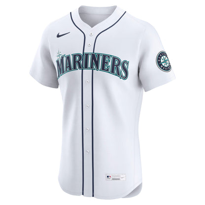 Seattle Mariners Nike White Home Elite Jersey