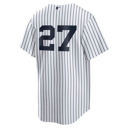 New York Yankees Giancarlo Stanton Nike White Home Replica Player Jersey