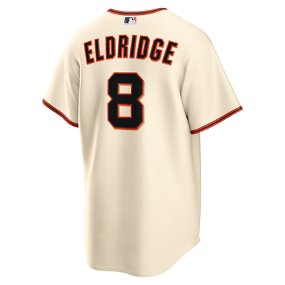 San Francisco Giants Bryce Eldridge Nike Cream Home Replica Jersey