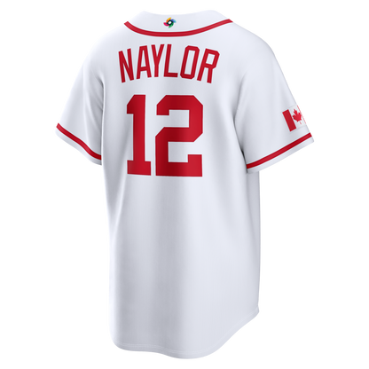 Canada Baseball Josh Naylor Nike White 2026 World Baseball Classic Home Stadium Jersey