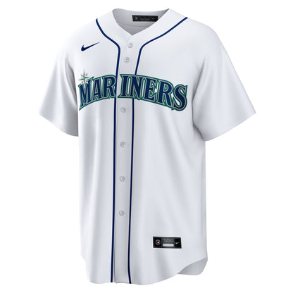 Seattle Mariners Julio Rodriguez Nike White Home Replica Player Jersey