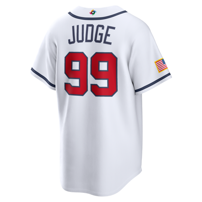 USA Baseball Aaron Judge Nike White 2026 World Baseball Classic Home Stadium Jersey