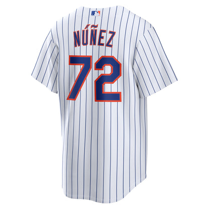 New York Mets Dedniel Núñez Nike White Home Replica Jersey