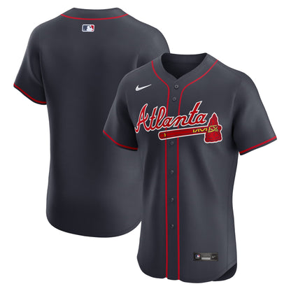 Atlanta Braves Nike Navy Alternate Elite Jersey