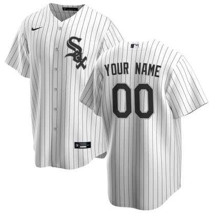 Chicago White Sox Nike White Home Replica Custom Jersey