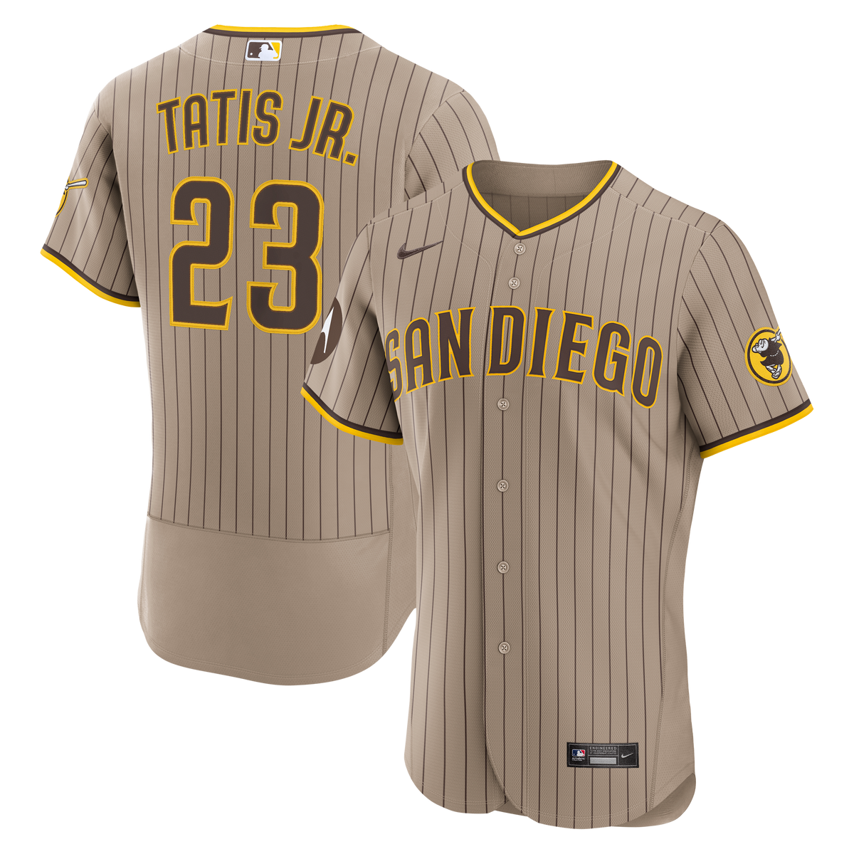 San Diego Padres Fernando Tatis Jr. Nike White Home Authentic Sponsor Patch Jersey