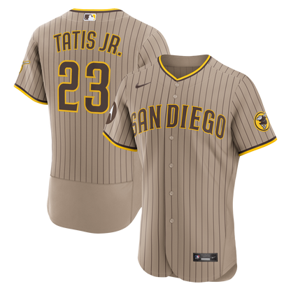 San Diego Padres Fernando Tatis Jr. Nike White Home Authentic Sponsor Patch Jersey