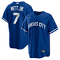 Kansas City Royals Bobby Witt Jr. Nike Gray Road Replica Jersey