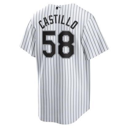 Chicago White Sox Luis Castillo Nike White Home Replica Jersey