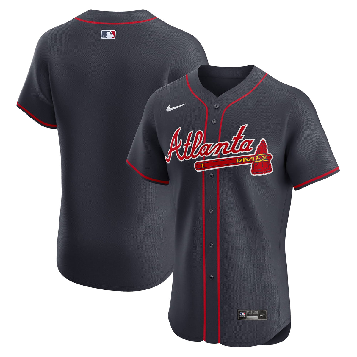 Atlanta Braves Nike White Home Elite Jersey