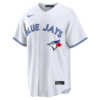 Toronto Blue Jays Shane Bieber Nike White Home Replica Jersey