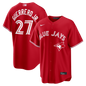 Toronto Blue Jays Vladimir Guerrero Jr. Nike Red Canada Day Replica Jersey