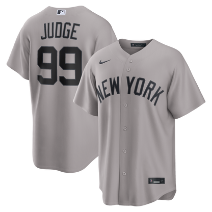 New York Yankees Aaron Judge Nike Gray Road Replica Jersey
