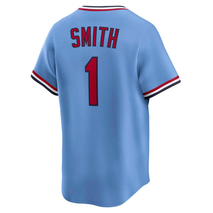 St. Louis Cardinals Ozzie Smith Nike Blue Throwback Cooperstown Collection Limited Jersey