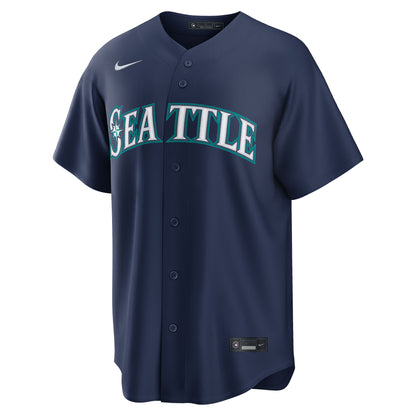 Seattle Mariners Nike Navy Road Replica Jersey
