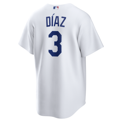 Los Angeles Dodgers Edwin Díaz Nike White Home Replica Jersey
