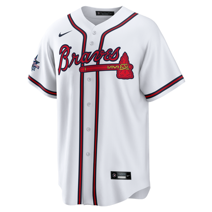 Atlanta Braves Deion Sanders Nike White Home Retired Player Replica Jersey