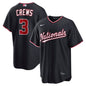 Washington Nationals Dylan Crews Nike Navy Alternate Replica Jersey