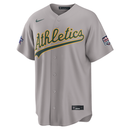 2026 All-Star Game Athletics Shea Langeliers Nike Gray Replica Jersey