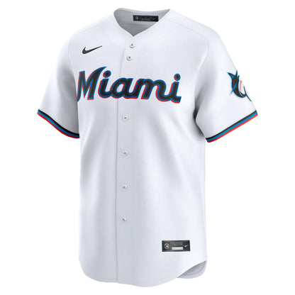 Miami Marlins Nike White Home Replica Team Jersey
