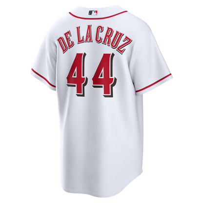 Cincinnati Reds Elly De La Cruz Nike White Home Replica Jersey