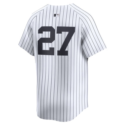 New York Yankees Giancarlo Stanton Nike White Home Limited Player Jersey