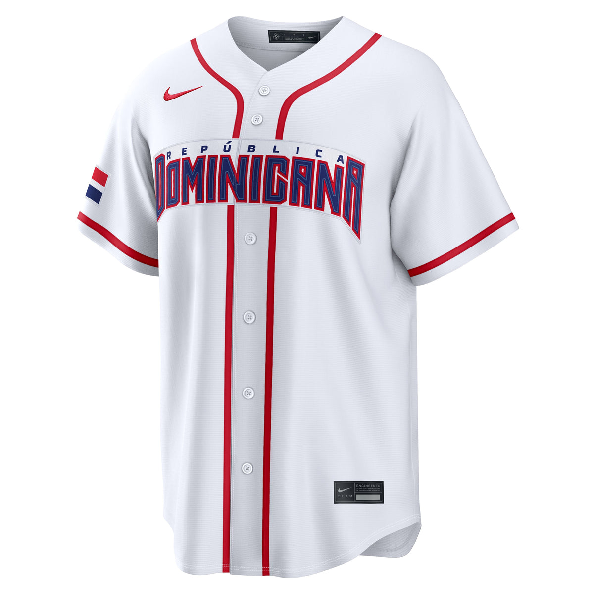 Dominican Republic Baseball Fernando Tatis Jr. Nike White 2026 World Baseball Classic Home Stadium Jersey