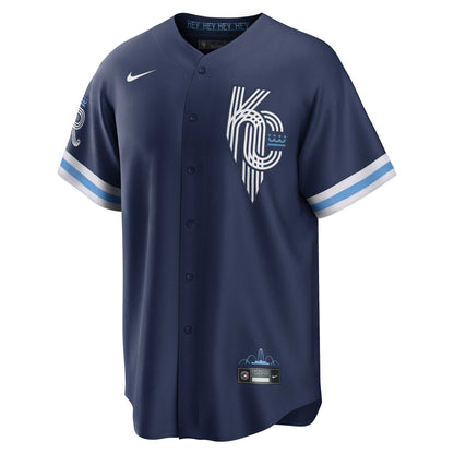 Kansas City Royals Bo Jackson Nike Navy City Connect Replica Player Jersey