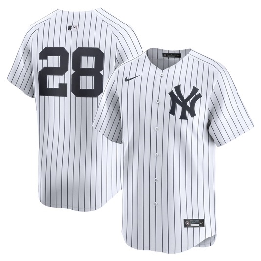 New York Yankees Austin Wells Nike White Home Limited Player Jersey